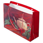 Grand Sac Cadeau Thé de Joyeux Noël (Dos Angle)