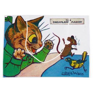 Grand Sac Cadeau The Dreamland Mascot, Louis Wain