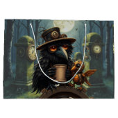 Grand Sac Cadeau The raven powered by Coffee (Dos)