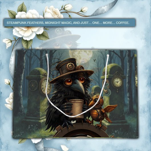 Grand Sac Cadeau The raven powered by Coffee