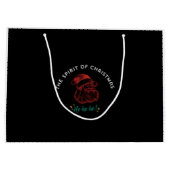 GRAND SAC CADEAU THE SPIRIT OF CHRISTMAS (Dos)