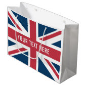Grand Sac Cadeau The Union Jack British Flag (Devant Angle)