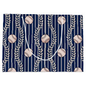 Grand Sac Cadeau Thème de Baseball (Dos)