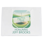 Grand Sac Cadeau Thème de golf (Devant)