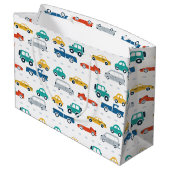 Grand Sac Cadeau Thème de transport papier d'enveloppement d'annive (Dos Angle)