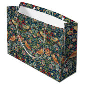 Grand Sac Cadeau Thief de fraises par William Morris (Dos Angle)