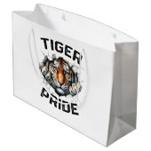 Grand Sac Cadeau Tiger Pride Retro Tiger School (Dos Angle)