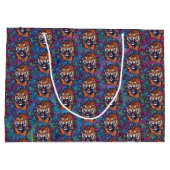 Grand Sac Cadeau Tigre (Dos)