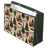 Grand Sac Cadeau Timeless Christmas Vibes (Devant Angle)