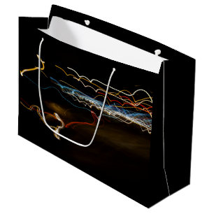 Grand Sac Cadeau tireur noir