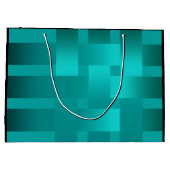 Grand Sac Cadeau Tissage, rubans (Dos)