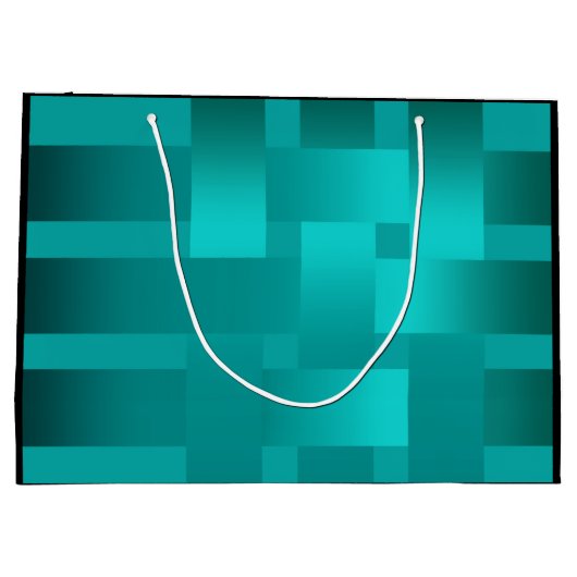 Grand Sac Cadeau Tissage, rubans (Dos)