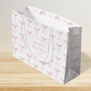 Grand Sac Cadeau Toile Arc-en-ciel Tying The Knot Blue Réception de