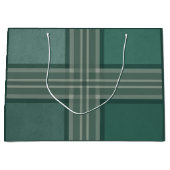 Grand Sac Cadeau Tons verts (Devant)