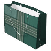 Grand Sac Cadeau Tons verts (Dos Angle)