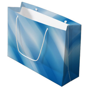 Grand Sac Cadeau Topaz bleu