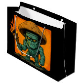 Grand Sac Cadeau Torch & Temper – Conception de bête champignon (Devant Angle)