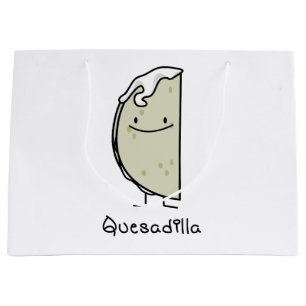 Grand Sac Cadeau Tortilla grillée par Mexicain de Quesadilla avec