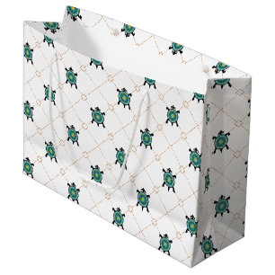 Grand Sac Cadeau Tortue indigène