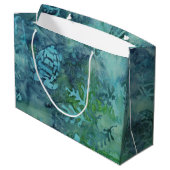 Grand Sac Cadeau Tortues marines Batik (Dos Angle)