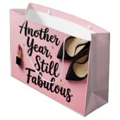 Grand Sac Cadeau Toujours Fabuleuse : Graphique de salutation avec (Dos Angle)