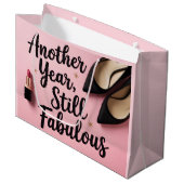 Grand Sac Cadeau Toujours Fabuleuse : Graphique de salutation avec (Devant Angle)