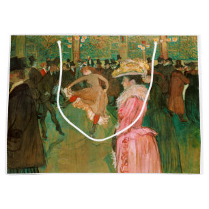 Grand Sac Cadeau Toulouse-Lautrec - Au Rouge, La Danse