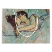 Grand Sac Cadeau Toulouse-Lautrec - En Lit, Baiser (Dos)