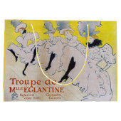Grand Sac Cadeau Toulouse-Lautrec - Troupe de Mlle Eglantine (Dos)