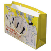 Grand Sac Cadeau Toulouse-Lautrec - Troupe de Mlle Eglantine (Dos Angle)