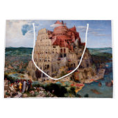 Grand Sac Cadeau Tour de Babel, Pieter Bruegel l'Ancien, 1563 (Devant)