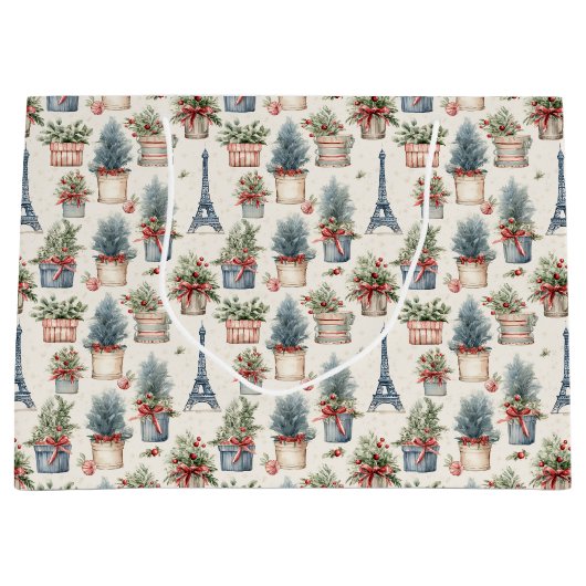 Grand Sac Cadeau Tour Eiffel, Paris (Devant)