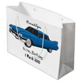 Grand Sac Cadeau Tournoi de tennis de Birman (Dos Angle)