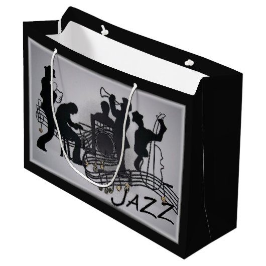 Grand Sac Cadeau Tout ce jazz (Devant Angle)