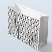 Grand Sac Cadeau Tout motif répétitif de logo ou d'image