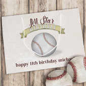 Grand Sac Cadeau Toute l'étoile Anniversaire Baseball Custom