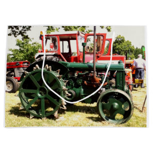 Grand Sac Cadeau TRACTEURS vintages