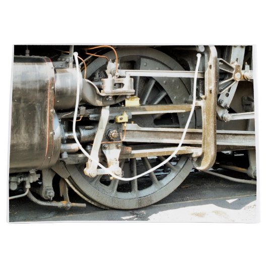 GRAND SAC CADEAU TRAINS À VAPEUR (Devant)