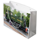 GRAND SAC CADEAU TRAINS À VAPEUR (Dos Angle)