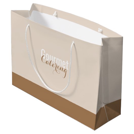 Grand Sac Cadeau Traiteur Gourmet (Dos Angle)