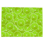 Grand Sac Cadeau Tranches de chaux (Dos)