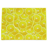 Grand Sac Cadeau Tranches de citron (Devant)