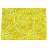 Grand Sac Cadeau Tranches de citron (Dos)