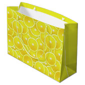 Grand Sac Cadeau Tranches de citron (Dos Angle)