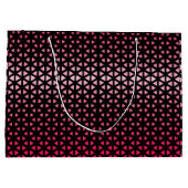 Grand Sac Cadeau Triangle.Motif.shade.rose.02 BG noir (Dos)