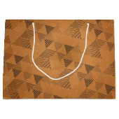 Grand Sac Cadeau Triangles Motif 5 (Devant)