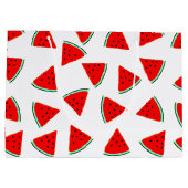 Grand Sac Cadeau Triangles Motifs de pastèque (Dos)