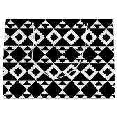 Grand Sac Cadeau Triangles Tribaux (Devant)