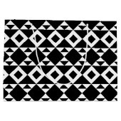 Grand Sac Cadeau Triangles Tribaux (Dos)