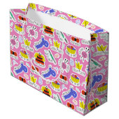 Grand Sac Cadeau Tricot Crochet Love (Dos Angle)